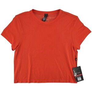 Spyder Active Womens XL Orange Short Sleeve Performance Top NWT